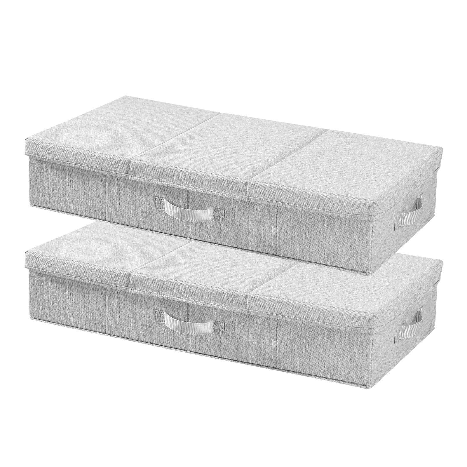 Under Bed Storage 48L Foldable Underbed Box For Household Organization 2 Pack_voghion.com
